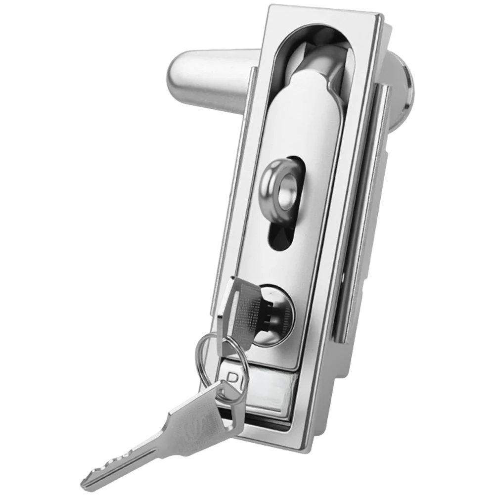 Zinc Alloy MS713 Flat Cabinet Lock for Electrical Boxes with Tool Free Setup and Wide Application Compatibility