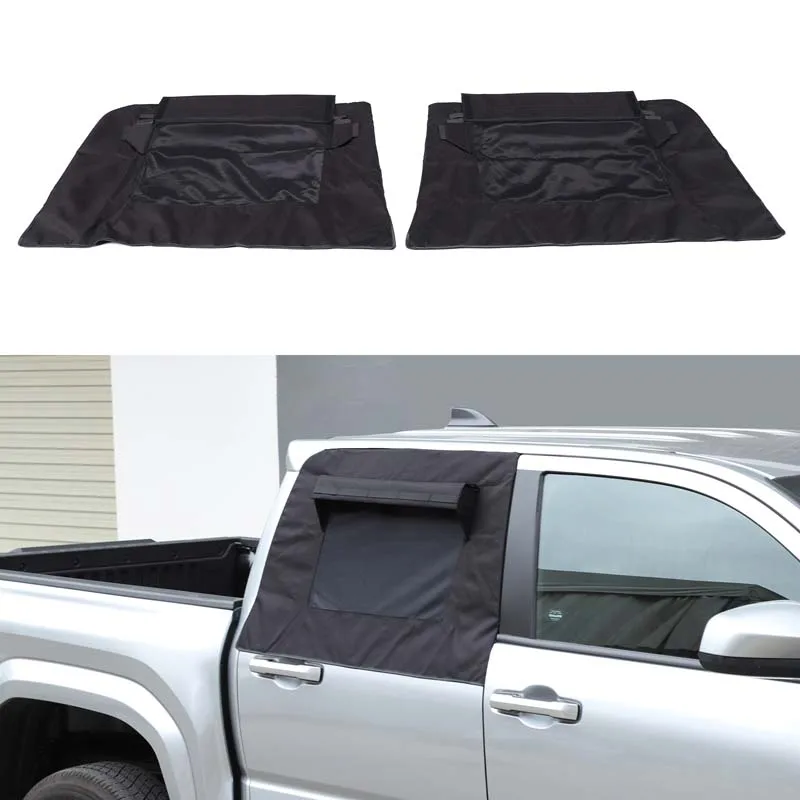 Car Front Rear Door Window Sunshade Net Insect Prevention Net Removable Cover Accessories For Toyota Tacoma 2024