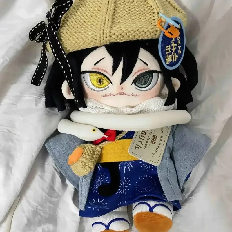 

20cm Anime Attribute Kawaii Iguro Obanai Cosplay Soft Plush Doll Body Dress Up Cotton Stuffed Plushie Toy Doll Figures Xmas Gift
