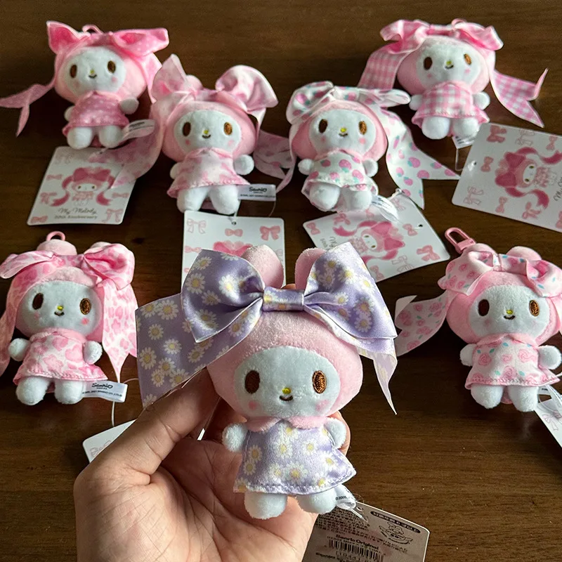 かわいい漫画アニメサンリオかわいいマイメロディキーホルダー50周年記念バックパックペンダント装飾おもちゃ女の子の誕生日プレゼント