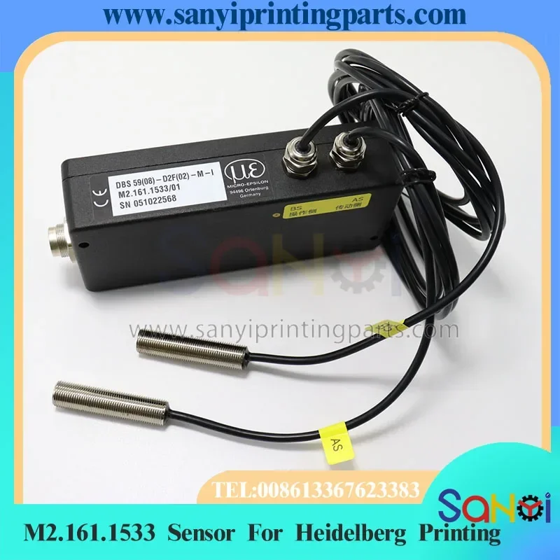 new M2.161.1533 Heidelberg SM74 detection double sheet controller ultrasonic M2.161.1533/01C printing machine