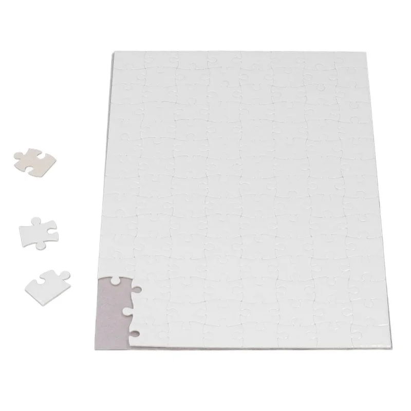 

10 Sets Blank Jigsaw Puzzle Sublimation Heat Transfer A4 20cmx29cm 120pcs Kit For DIY
