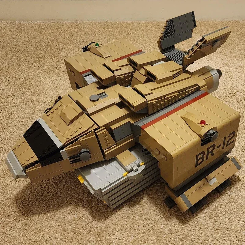 Militär Flugzeug Modell Moc Gebäude Ziegel DR-4 Viking Dropship Technologie Modulare Blöcke Geschenk Weihnachten Spielzeug DIY Sets Montage