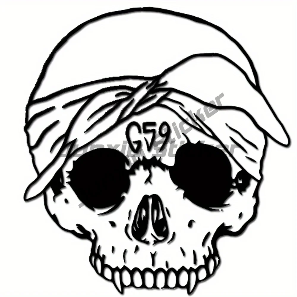 

Skull Car Stickers Waterproof for Auto Trunk Windshield Windows Vehicles Accessories Durable Vinyl Decals