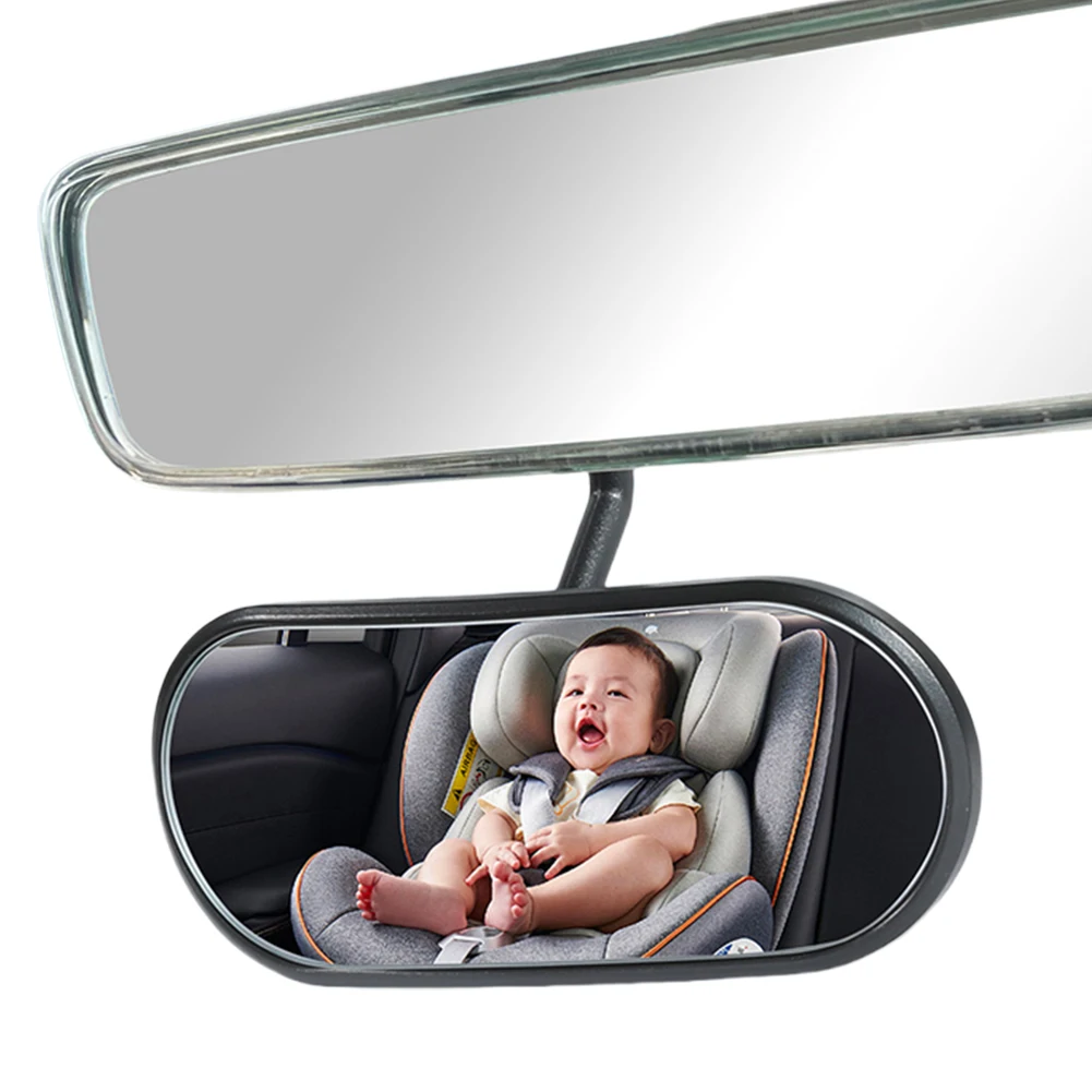 Car Rearview Mirror 360° Rotatable Adjustable Rear View Mirror For Windshield Baby Observation Mirror Car Interior Accessories