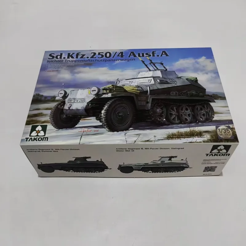 takom-2211-1-35-sdkfz250-4-ausfa-leichter-truppenluftschutzpanzerwagen-assembly-model-kit