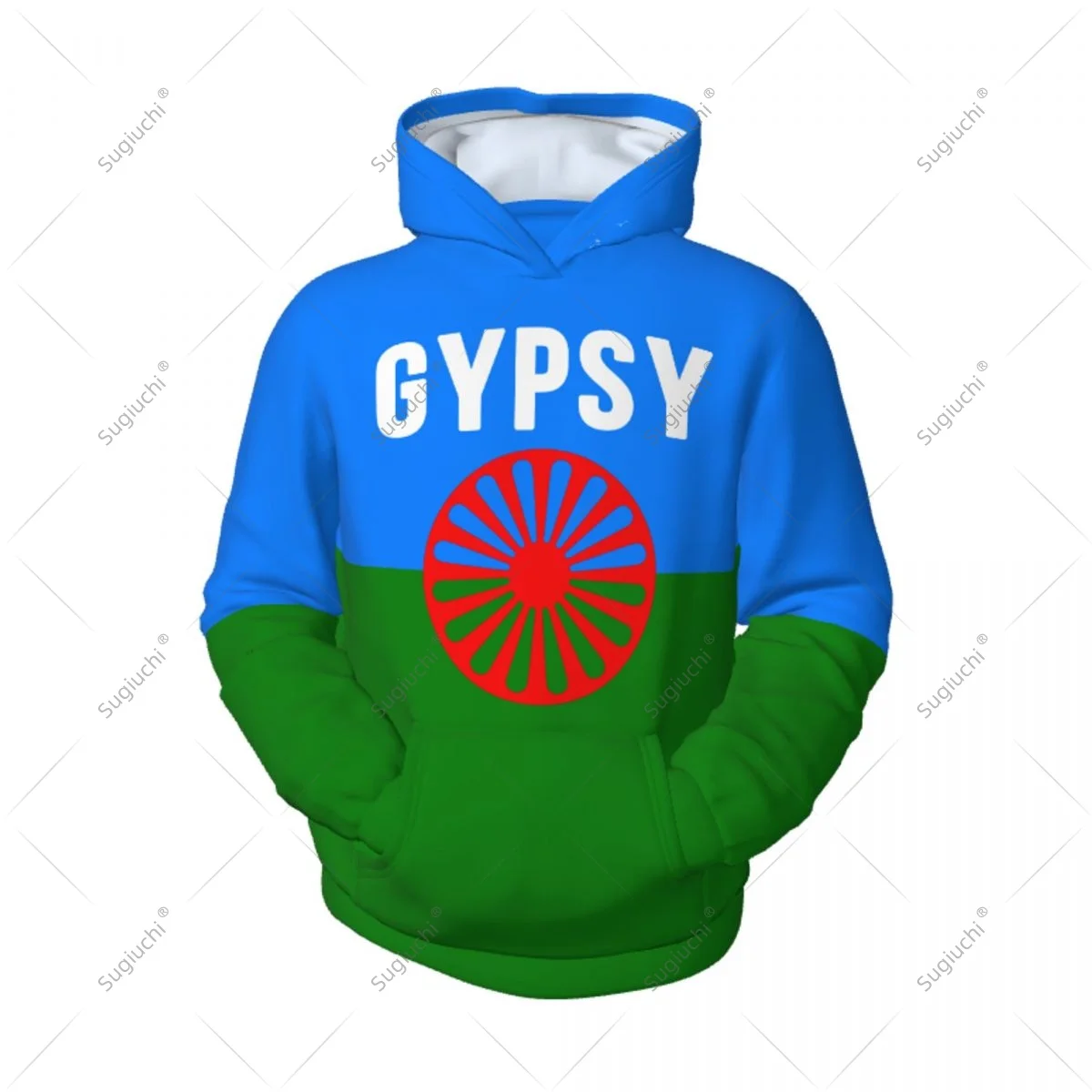 

Unisex 3D Youth Hoodie Gypsy Flag Kids Boys Girls Sweatshirt Pullover Hoodies Polyester