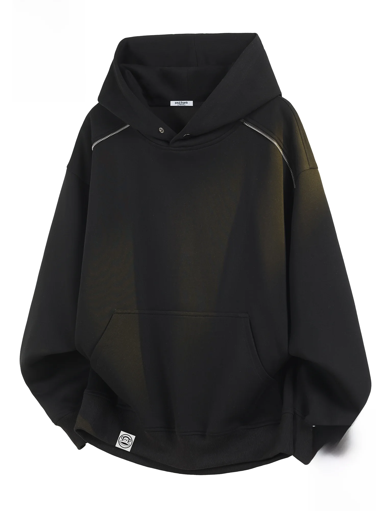 

PaulFrank 2026 New Men's Hoodie Casual Loose Long Sve Spring American Sle Polyester Cotton Blend Zipper ket Regular Fit