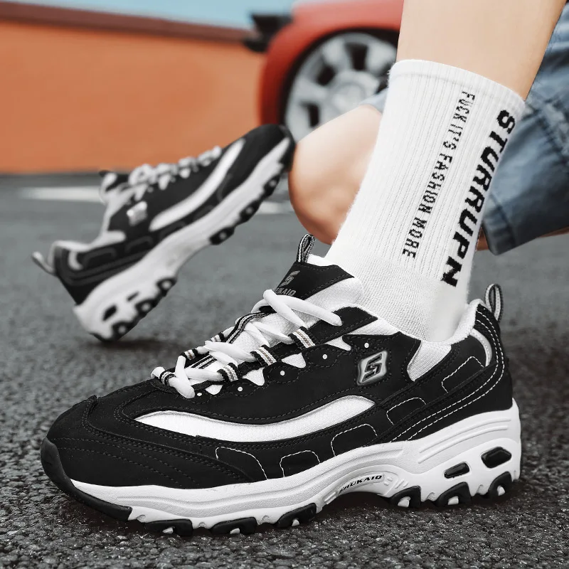 Hot Classic Black Casual Sneakers Men Chunky Shoes Designer Sneakers Women Running Shoes Platform Trainers Men tenis masculino