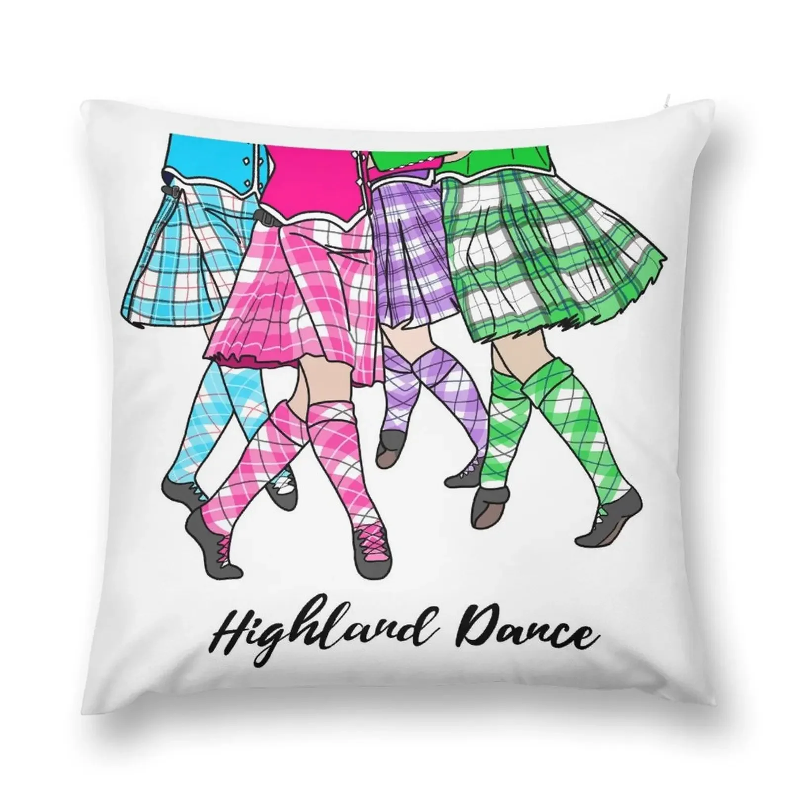 Swaying Kilts Throw Pillow Christmas Throw Pillows Covers Pillowcases Cushion Covers Sofa pillow