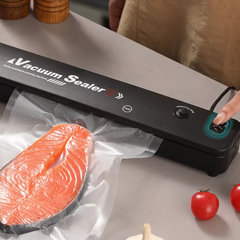 Kitchen Home Vacuum Sealer Food Preservation Plastic Bags Sealer Packaging Machine Automatic Sealing Machine Kitchen Gadgets new