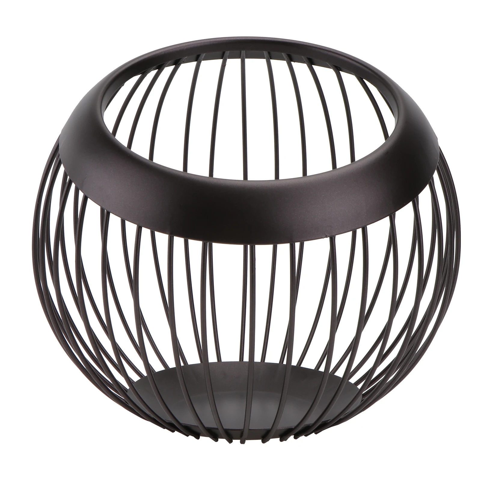 

Iron Storage Basket Large Capacity Kitchen Rack Wire Tray Fruit Veg Container Home Organizing Desktop Sundries Holder