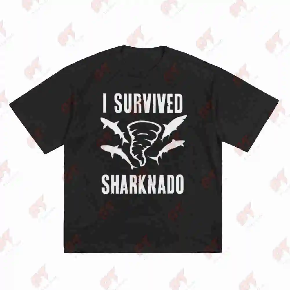 Sharknado Struggle Is Real Short Sleeve Tee 100% Cotton T-Shirt