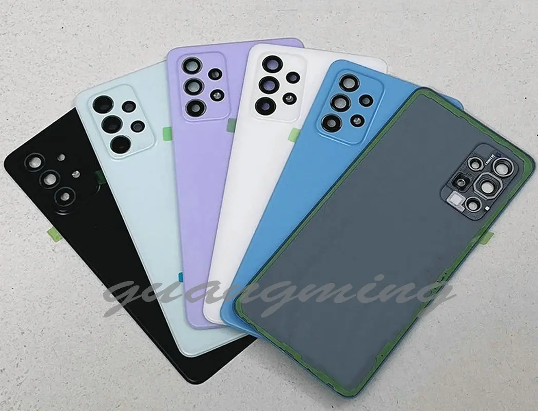 ใหม่สำหรับ Samsung Galaxy A52S 5G A528 A528B ที่อยู่อาศัยแบตเตอรี่ทดแทนประตูหลัง