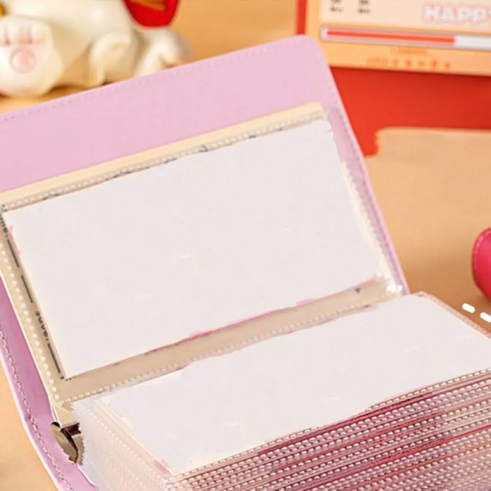 Wallet Storage Saving Money Binder Handbook Cash Envelopes Budget Binder with Lock PU Leather 50Sheets Planner Organizer Unisex