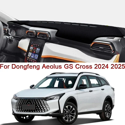 Estilo de coche para Dongfeng Aeolus GS Cross 2024 2025 alfombrilla para salpicadero de coche protector Interior Anti-almohadilla sombra funda de cojín accesorio
