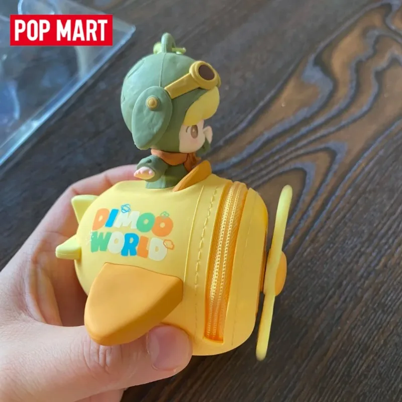 

POP MART Dimoo Memories World Series Headphone Bag anime figure Pendant Decoration Collection New Year Gift Toys