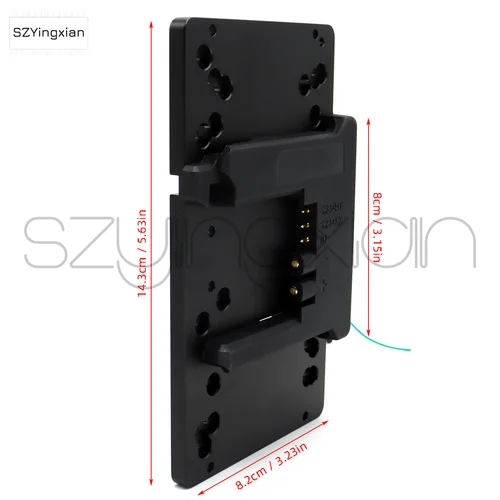 Imagen 2 del producto Placa de aluminio trasera de batería de montaje B para cámara ARRI ALEXA35, cable de soldadura de placa de clip de batería de montaje B