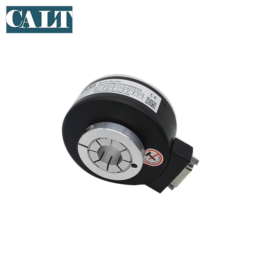 CALT 80mm hollow elevator encoder 100 360 1000 1024 5000 ppr Optical incremental encoder GHH80-18J1024BML5