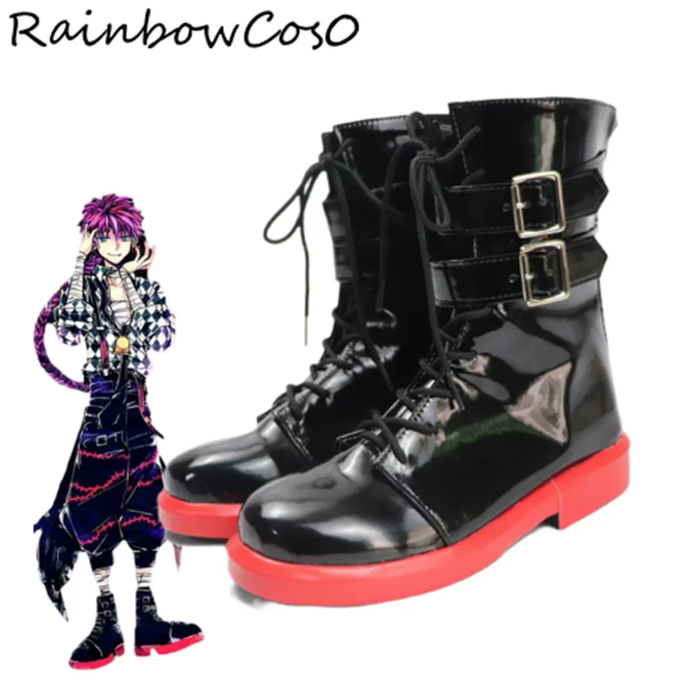 Lato Bacca Devil Butler with Black Cat‌ ‌Cosplay Shoes Boots Game Anime Halloween Christmas RainbowCos0 W5754