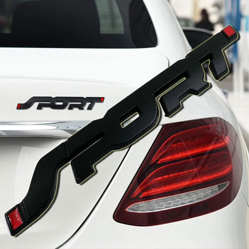 

1Pc Creative Sport Emblem Car Stickers Universal 3D Metal Auto Exterior Styling Decoration Decal Sticker Car Accessories 3 Color