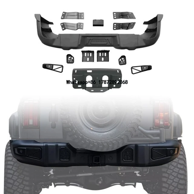 

Off-road Modification Upgrade Steel Darkness Style Rear Bumper for GWM Great Wall Tank 300 Accessories