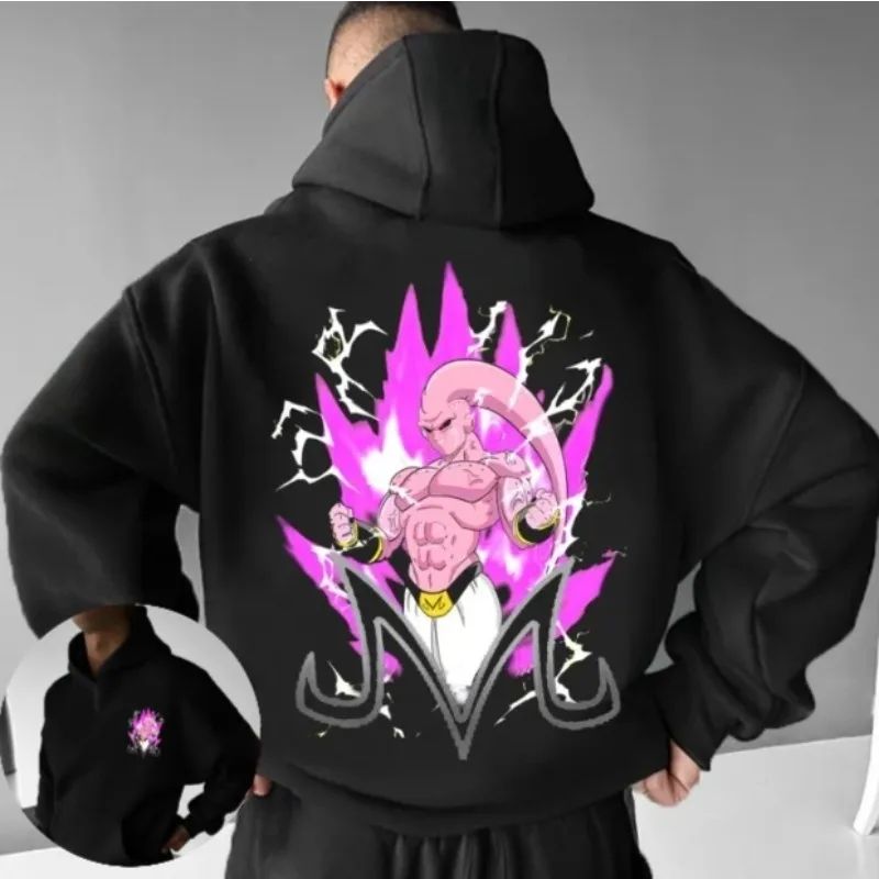 50th Dragon Ball Animation Broli Sudadera con capucha de algodón Otoño e Invierno para hombres y mujeres Nuevo Y2K Suelto Casual West Coast Suéter Top