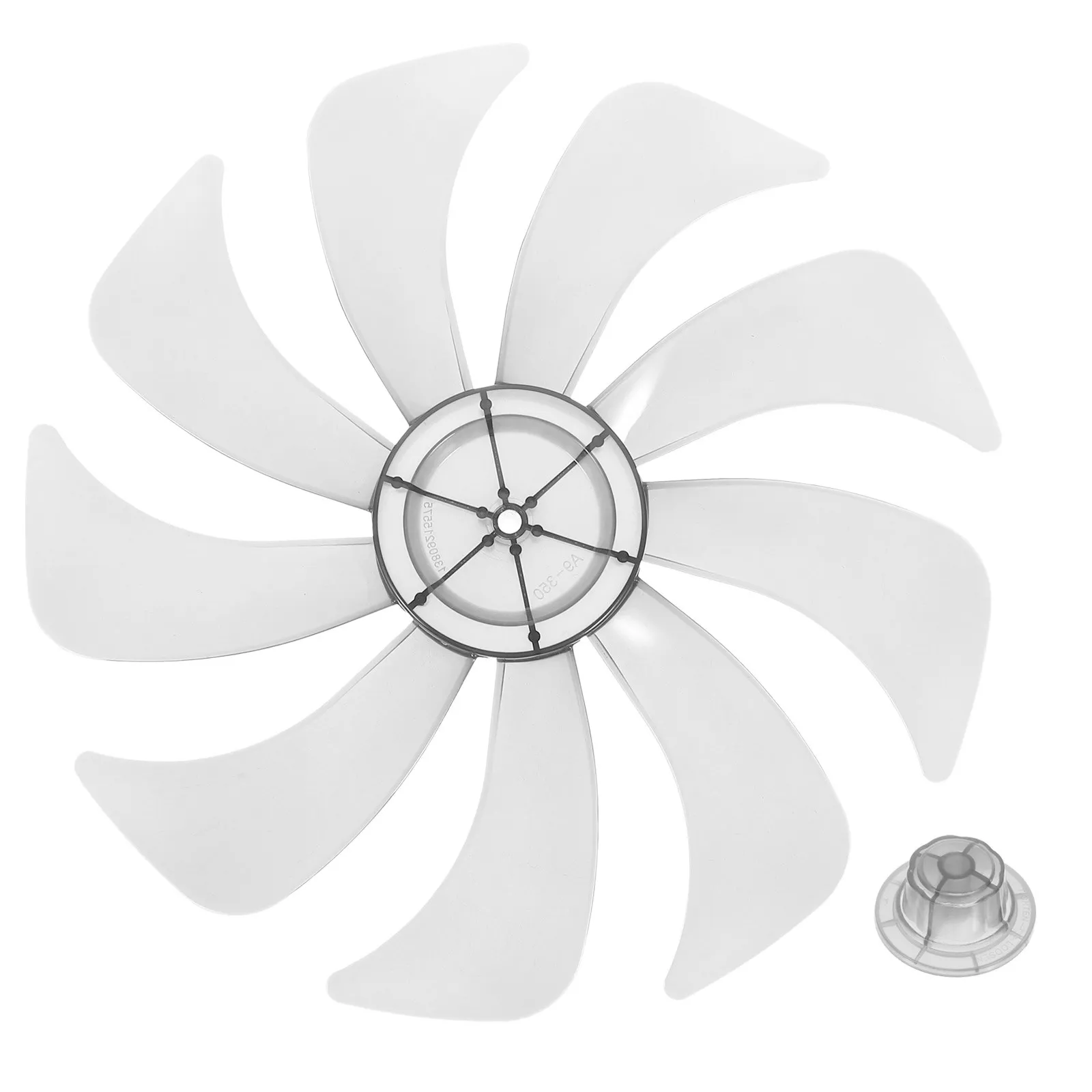 Replacement Blades for Table Fan Standing Pedestal Floor Fan PP Material Low Noise High Temperature Resistance Fine