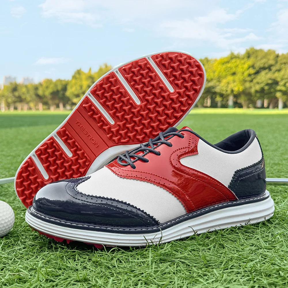 Four Seasons Universal Golf Shoes Men's Waterproof And Breathable Golf fixed Needle BOA Golf Shoes Outdoor Walking Sports Shoes