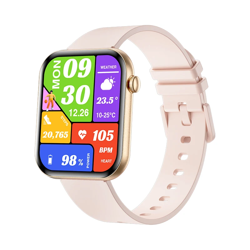 2025 hete ultradunne smartwatch KM 90 heren en dames, 6,9 mm dik 1,85 inch AMOLED-display BT-oproep douane gezicht fitnesshorloge