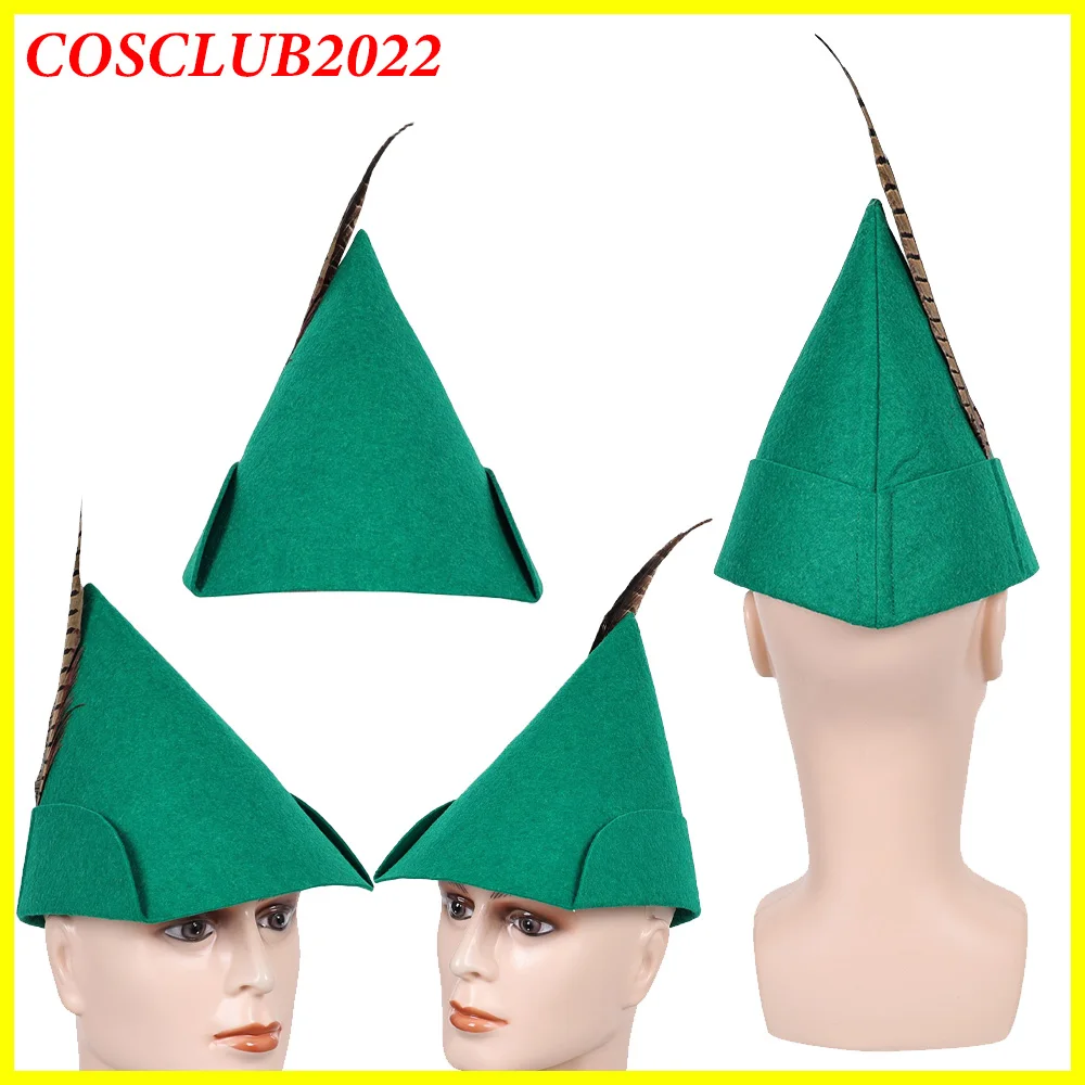 

Взрослый Венди Косплей Шляпа Мультфильм Питер Головные Уборы Для Ролевых Игр Зеленый Эльф Кепка Мужчины Необычные Хэллоуин Карнавальный Костюм Аксессуары