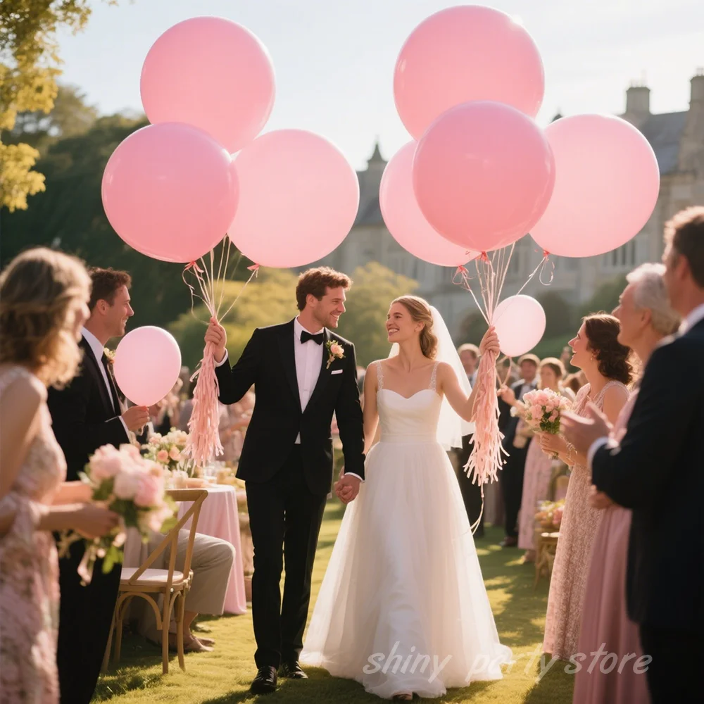 

18/36inch Pink Balloon Wedding Birthday Party Helium Big Latex Balloons Baby Shower Christmas Balloons Outdoor Activity Supplies