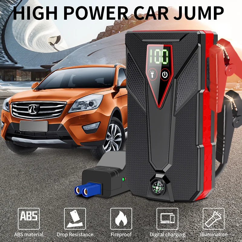 

99800mAh Car Jump Starter Power Bank 12V Auto Starting Device 1200A Car Booster Battery Emergency Starter Battery for Car