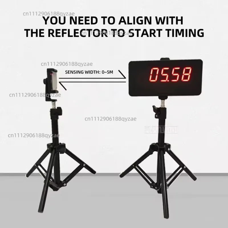 Laser Sensor Roller Skating Timer Sprint Automatic Sensing Timing Tool Running Personal Training Roller Skating Speed Pile