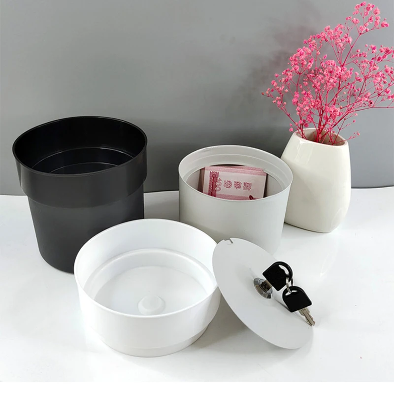 Hidden Safe Flower Pot Money Storage Box Surprise Separable Security Container Stash Safe Box Stash Jars Piggy Bank