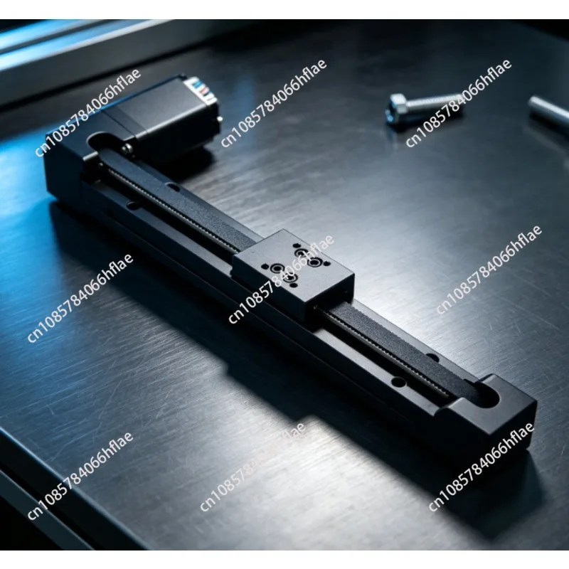 28 Type Synchronous Belt Linear Slide Module, High Speed Stable Linear Motion Stage with Motor