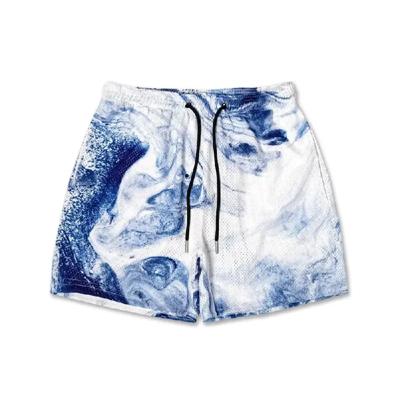 Men\'s Anime 3D Printed Beach Shorts Elastic Waist Anime Shorts Harman Printed Street Casual Loose Shorts