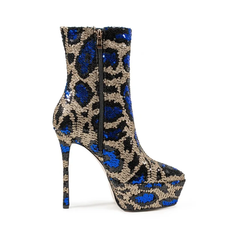 

2025 Autumn and Winter New Women's High-heeled Shoes with Pointed Toes and Slim Heels Fashionable Short Boots