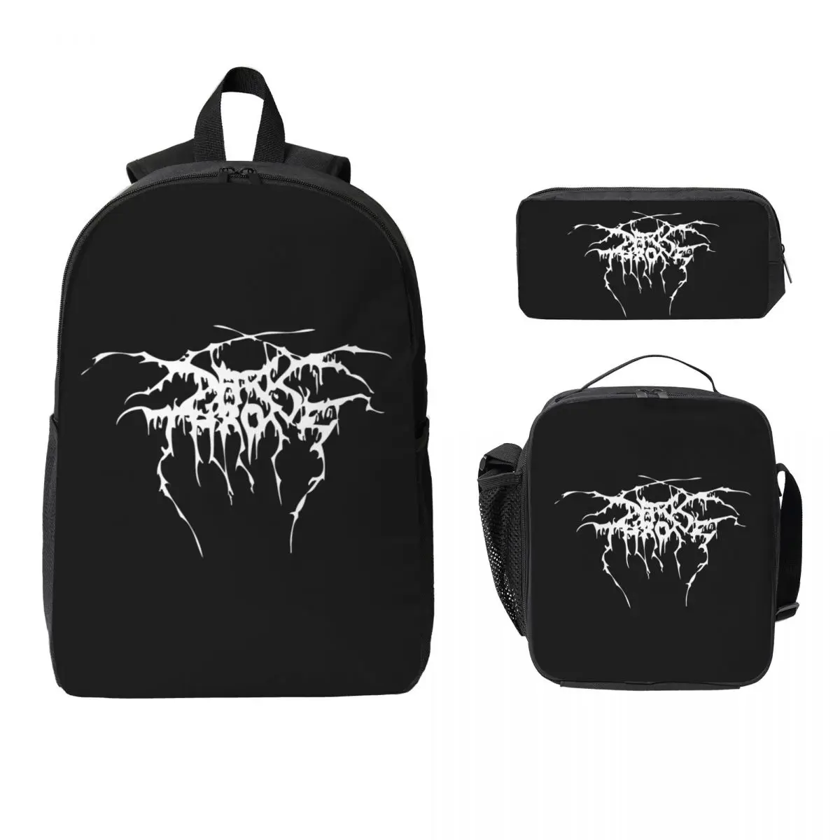 

Darkthrone Norwegian Black Metal Band Backpack Boys Girls BookBag School Bag Shoulder Bags 3ps Insulated Lunch Bag Pencil Case