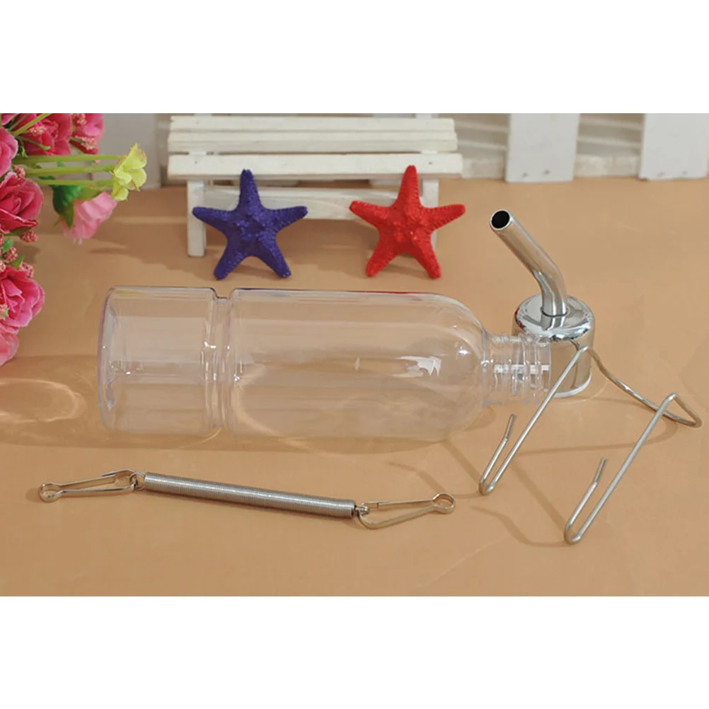 

2 pcs Pet Water Bottle 350Ml 180Ml Leakproof Automatic Drinking Dispenser For Small Animals Feeding Supplies Durable Clean Safe