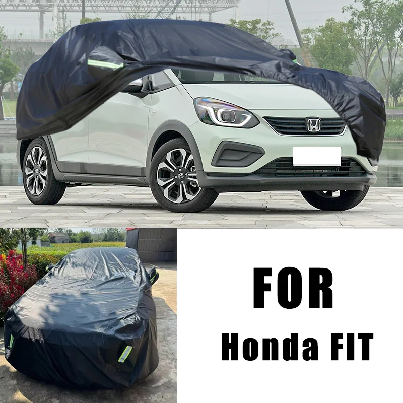 

Всепогодные автомобильные чехлы для Honda FIT 6-в-1, водонепроницаемые, пылезащитные, УФ-защитные, снежные, устойчивые к царапинам, защита