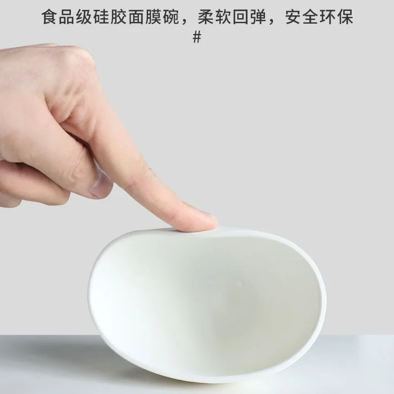 مجموعة أوعية قناع الوجه من السيليكون، وعاء ضبط الفيلم، وعاء ناعم، أداة تجميل يمكنك صنعها بنفسك، مجموعة أدوات العناية بالوجه #5