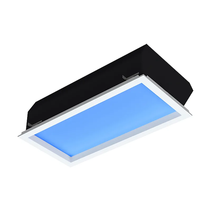 LED Smart Blue Sky Light Ceiling Lamp Clear Sky Light，Natural Light Skylight，Living Room Study  Balcony Office Ceiling