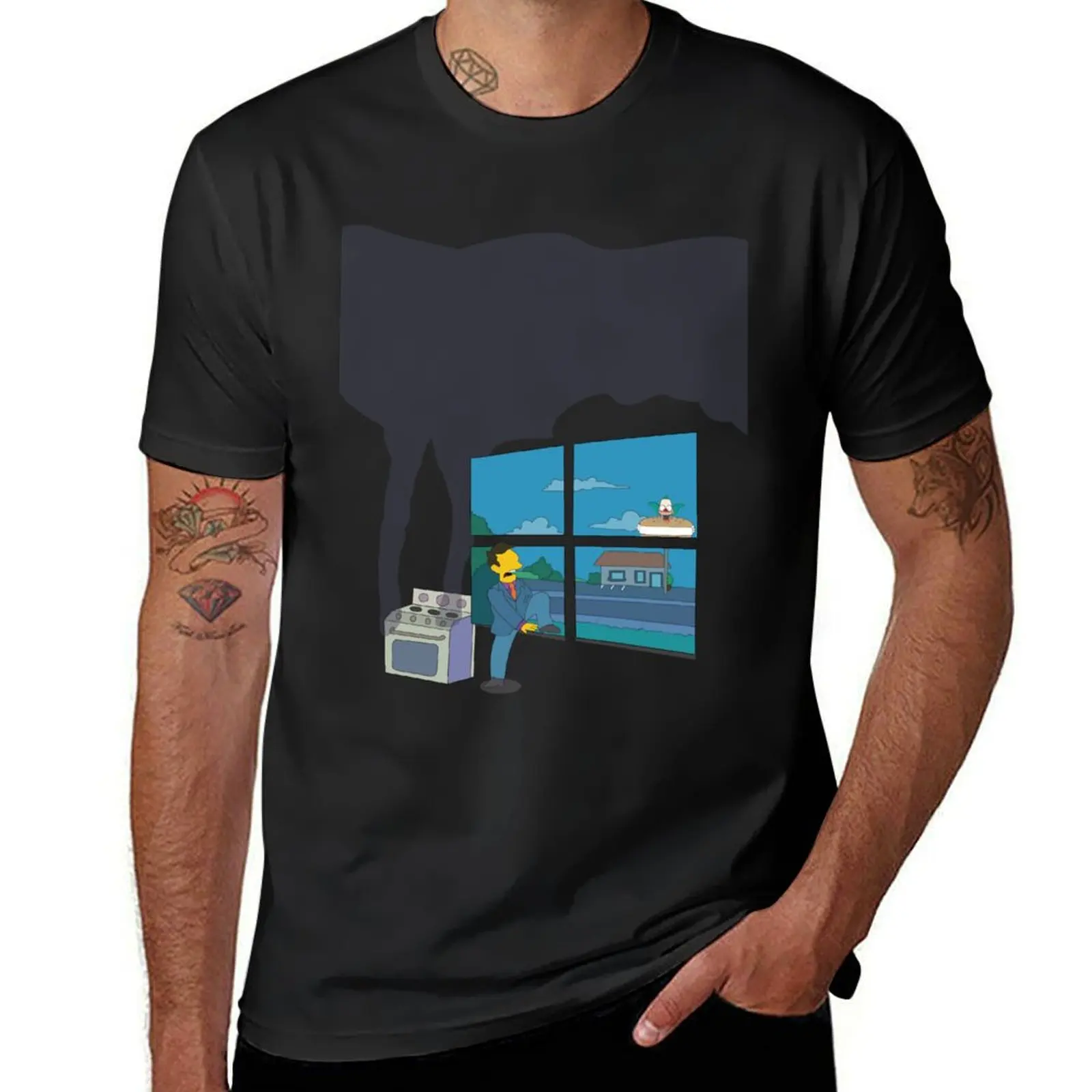 Windows and Skinner T-Shirt funnys quick drying mens graphic t-shirts hip hop