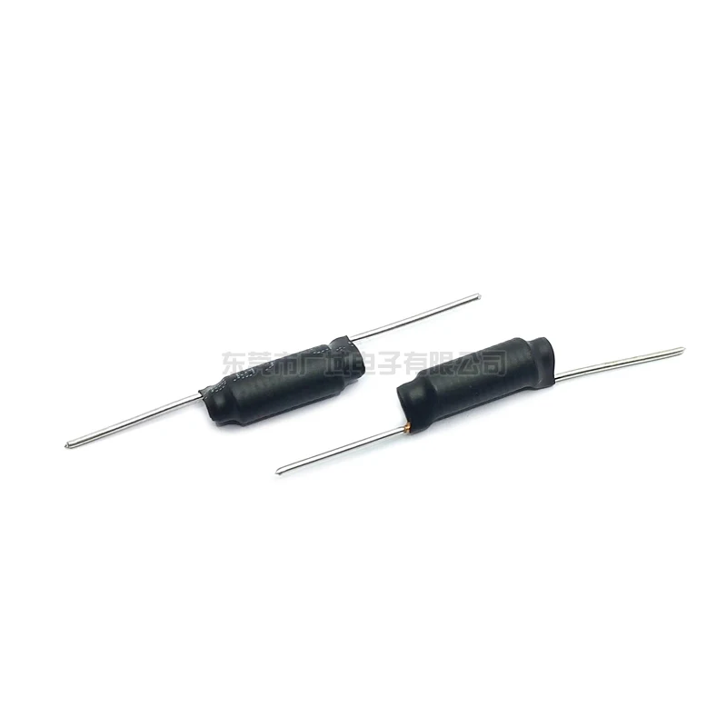 Horizontale 5X25Mm 4.7uh 1.2X14T Staaf Inductor R Bar Kern Spoelen Beide Zijden Uit Benen Lengte 30Mm