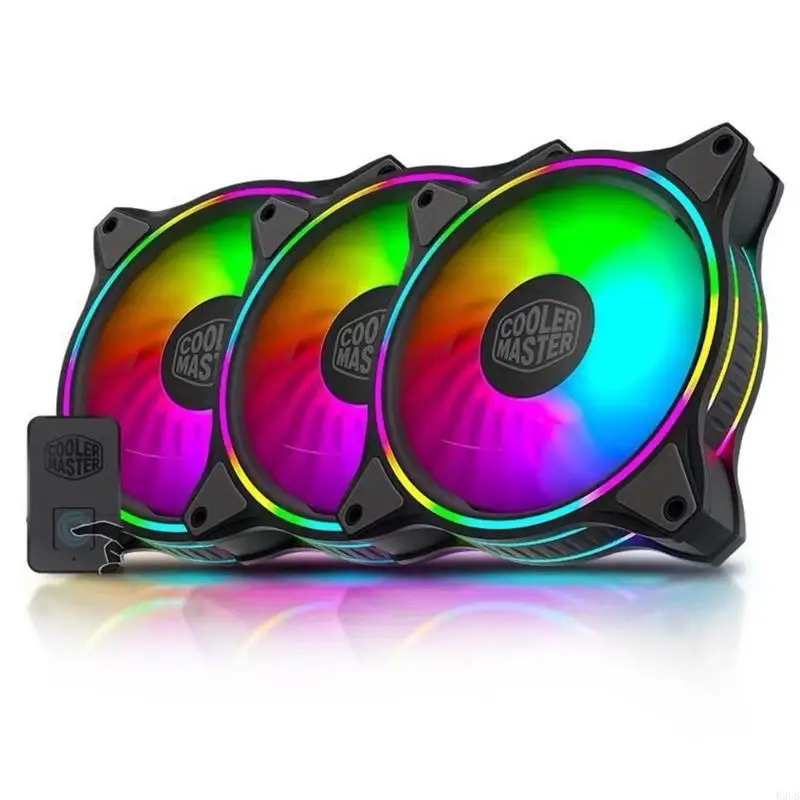 

R9UB 3 in 1 MF120 120mm Dual Loop 5V/4Pin Addressable Lighting CPU Cooling Fan Cooler