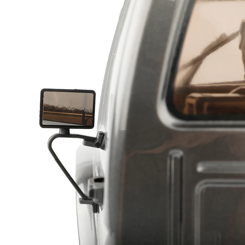 Rückansichtgläser. EmoXL Hochglas reflektierende Edelstahlplatte für 1/8 RC Crawler Car Traxxas EMO XL Big Wild Buffalo Parts