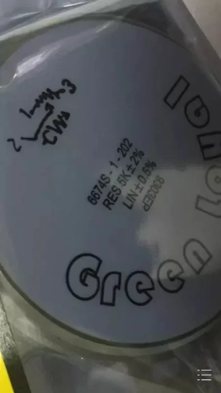 Potensiometer Taiwan LOYAL 6674S-1-202 RES 2K pasokan stok asli