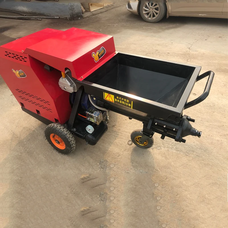 متعددة الوظائف بناء صغير جدار الاسمنت هاون البخاخ التلقائي بخاخ خرسانة مضخة خرسانة صغيرة #4