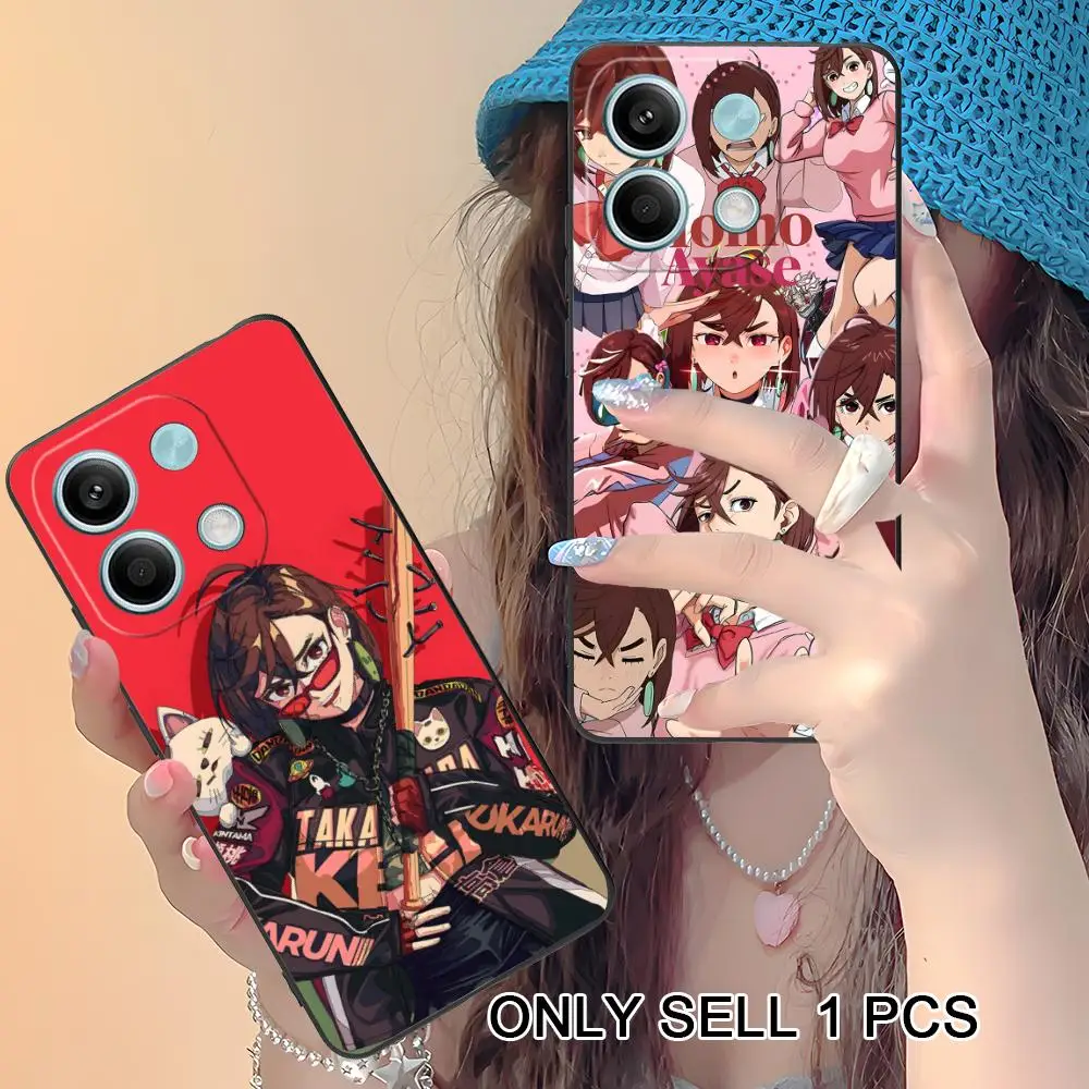 

Dandadan Ayase Momo Matte TPU Mobile Phone Case for Xiaomi Redmi Note 14 13 12 11 S Pro Plus 4G 5G Colorful Printing Cover